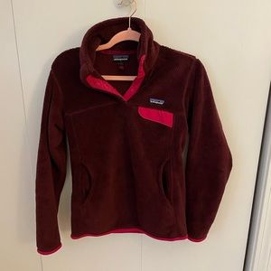 Maroon fleece Patagonia